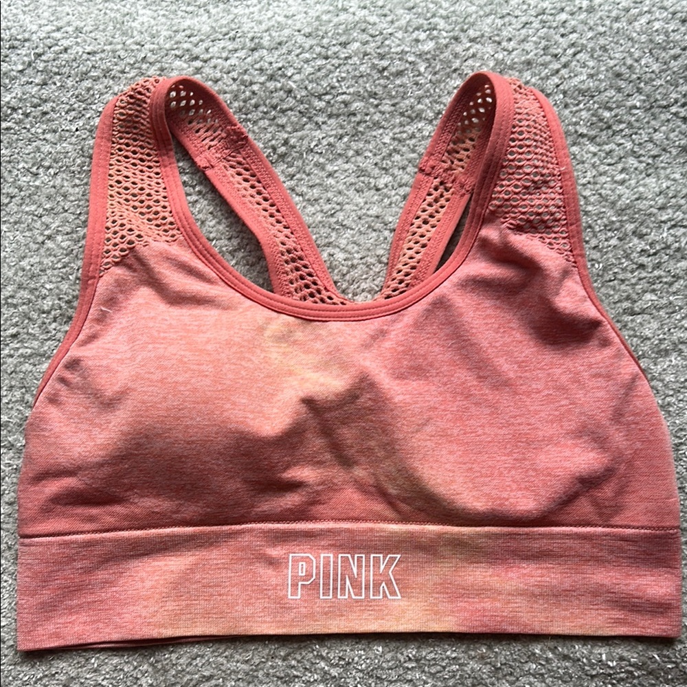 PINK Victoria's Secret Pink Sports Bra Racerback size xs